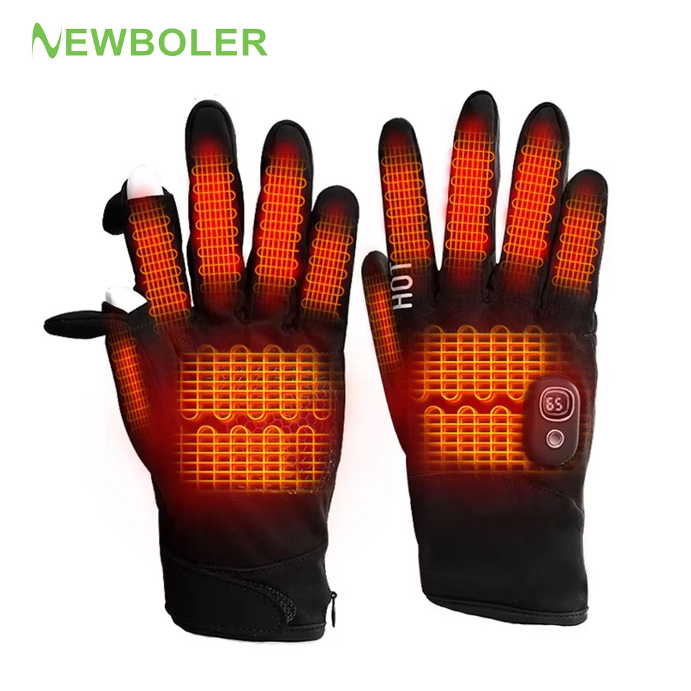 Ski Glove Waterproof - Luvas Aquecidas de Inverno Unissex, Impermeáveis,