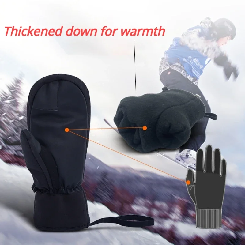 Ski Glove Waterproof - Luvas de Esqui de Inverno Impermeáveis