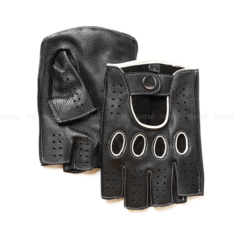 Workout Glove Gym - Luvas de couro puro verdadeiro para