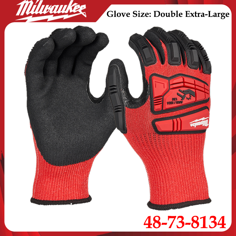 Work Glove Impact - Luvas de trabalho de impacto Milwaukee