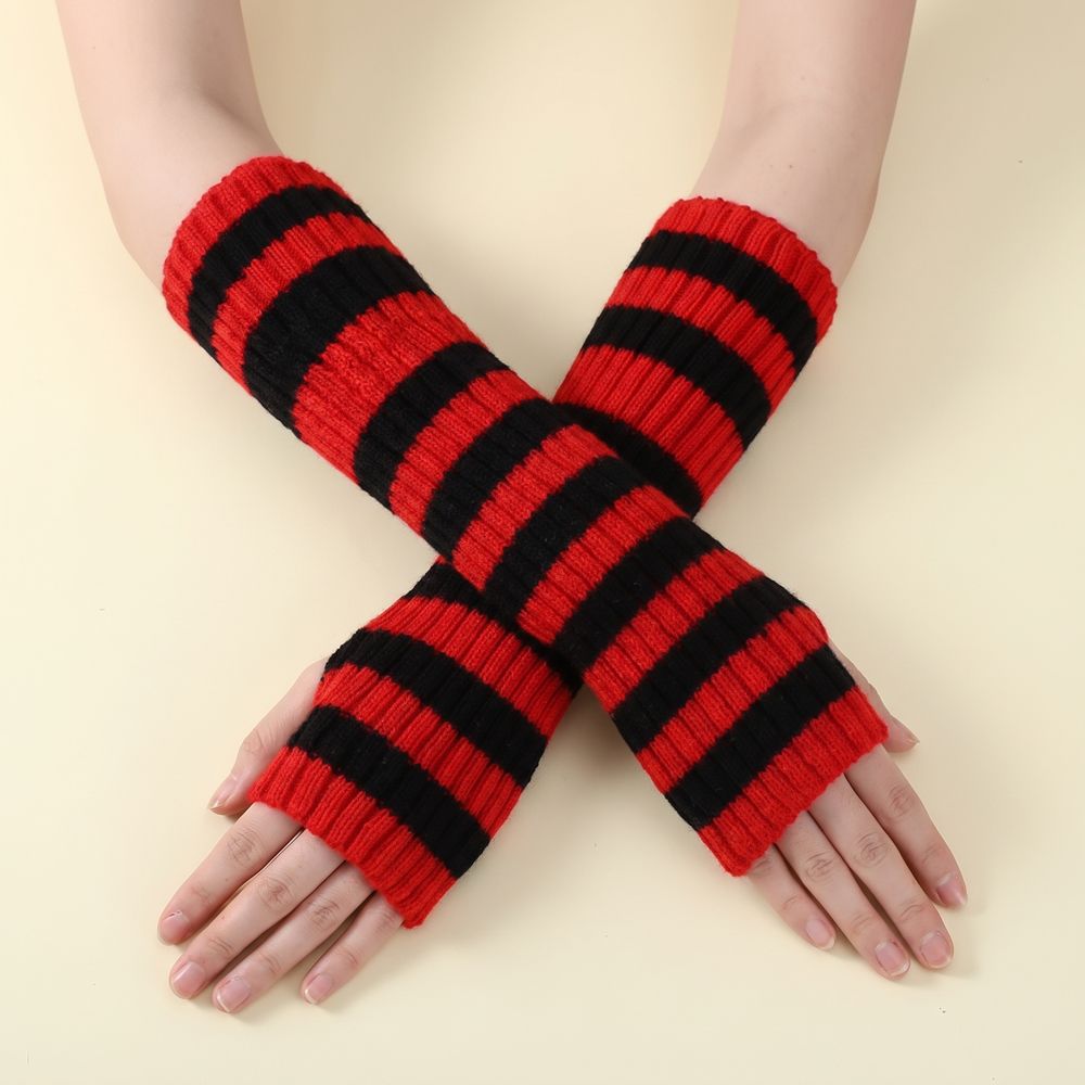 Luvas Longas Sem Dedos de Tric - Fingerless Glove Knit avaliação e preço