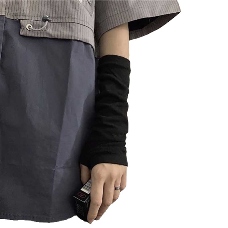 Luvas longas de malha com padr - Fingerless Glove Knit avaliação e preço