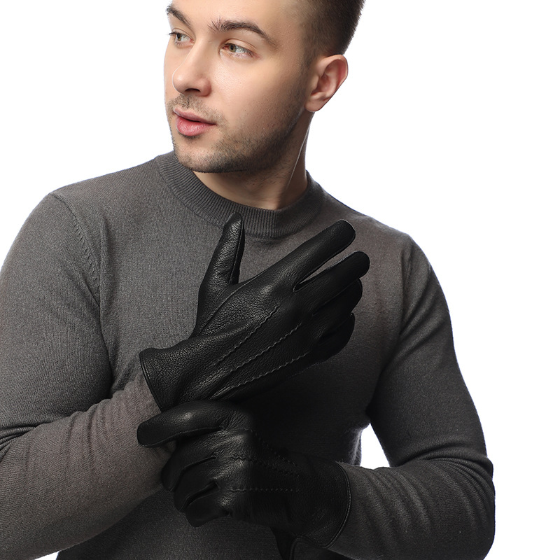 Luvas masculinas de couro sint - Wool Glove Lined avaliação e preço