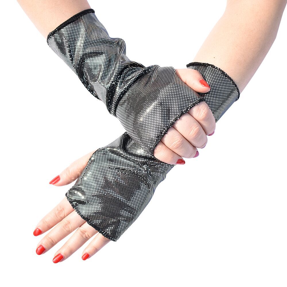 1 Par de Luvas Curtas Sem Dedo - Fingerless Glove Knit avaliação e preço